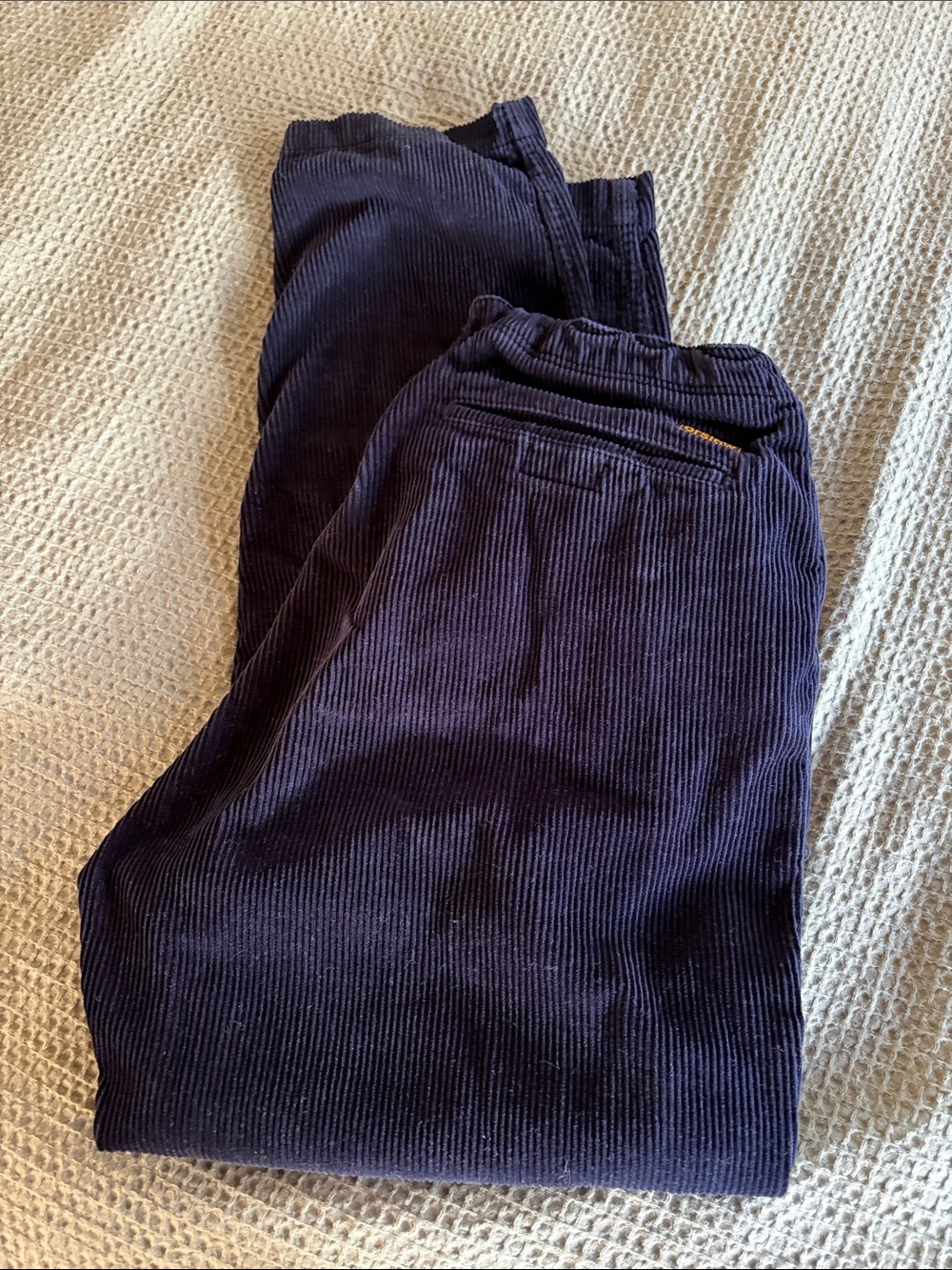 OrSlow New York Corduroy Pants in Navy
